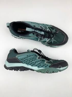 Merrell Capra Rapid Water Hiking Shoes Green Black Hydro Hikers Women's 8 Trails